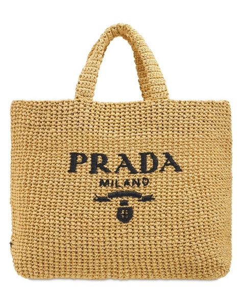 sac en paille prada